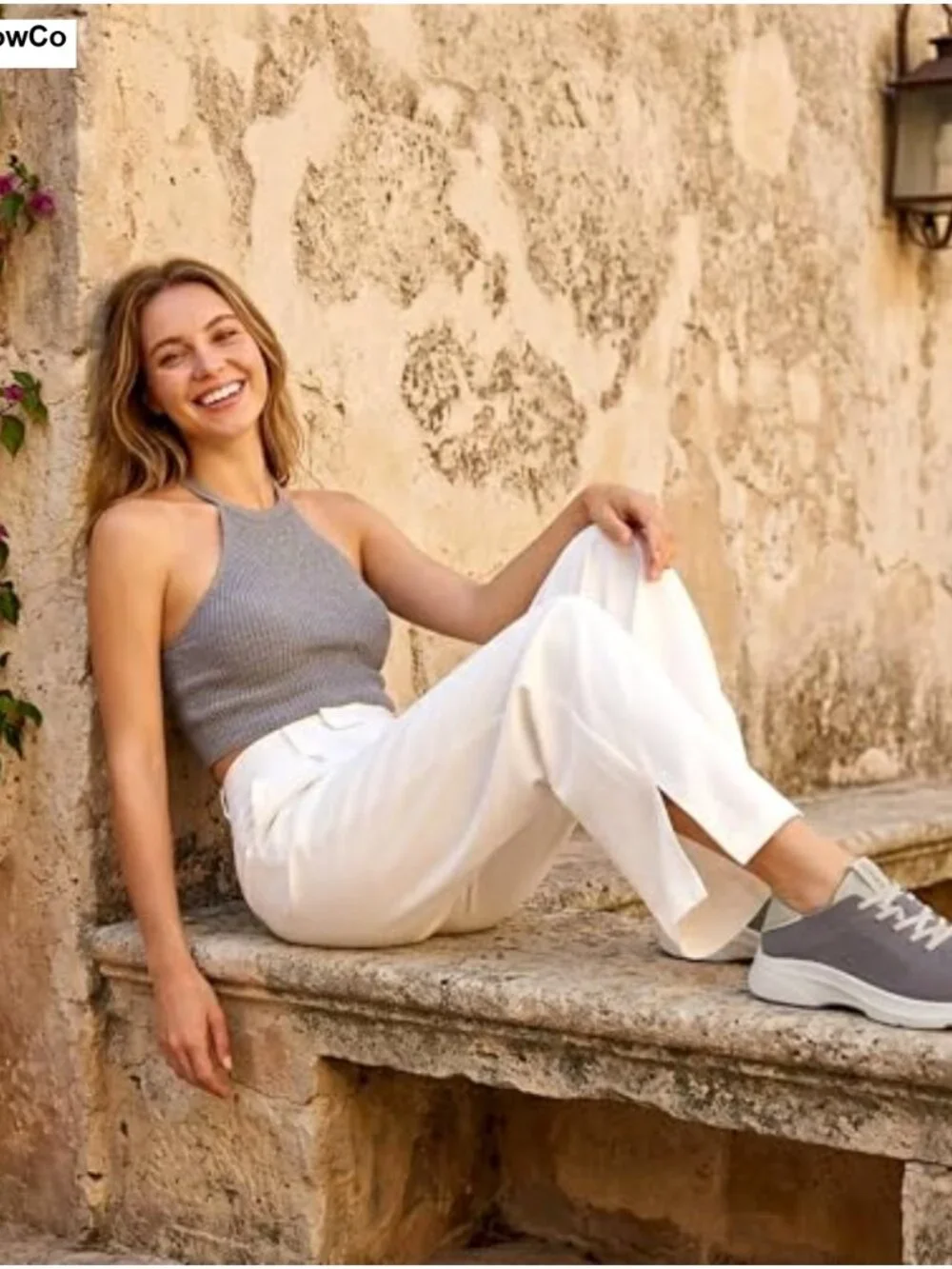 Convertible Fold-Down Heel Walking Shoes with Breathable Knit Upper, Cushioned
